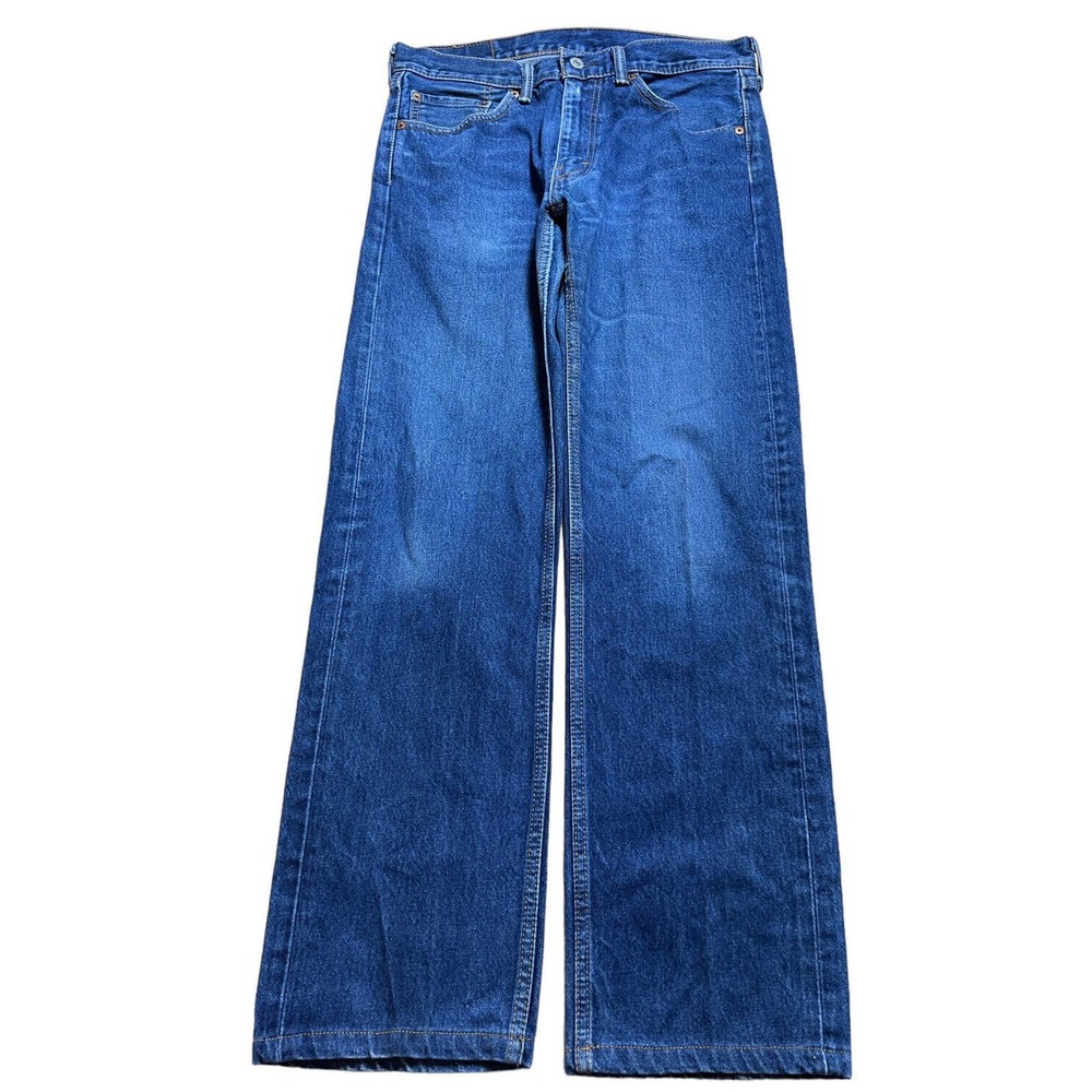 Levi's 505 Jeans Pants Mens 32 x 32 Vtg 90s Blue Denim Straight Leg Regular Fit